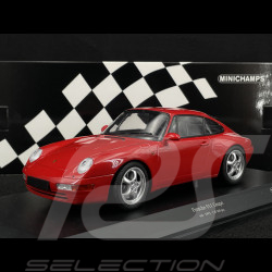 Porsche 911 Type 993 1993 Rouge Indien 1/18 Minichamps 155061102