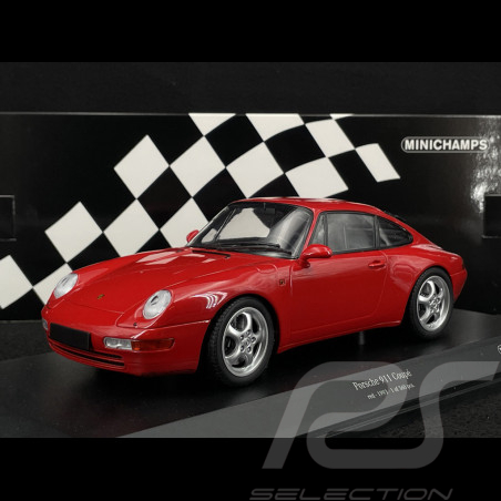 Porsche 911 Type 993 1993 Rouge Indien 1/18 Minichamps 155061102