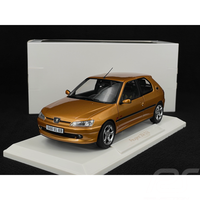 Peugeot 306 S16 1997 Jaune Vermeer 1/18 Norev 184940
