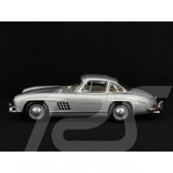 Mercedes-Benz 300 SL 1954 Butterfly Doors Silver Grey 1/18 Norev 183857