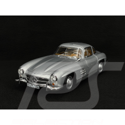 Mercedes-Benz 300 SL 1954 mit Flügeltüren Silbergrau 1/18 Norev 183857