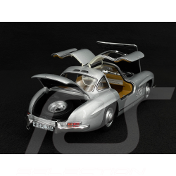Mercedes-Benz 300 SL 1954 Portes Papillon Gris Argent 1/18 Norev 183857