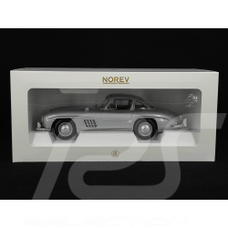 Mercedes-Benz 300 SL 1954 Butterfly Doors Silver Grey 1/18 Norev 183857