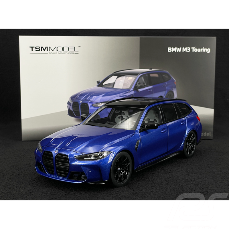 BMW M3 Touring G81 2023 Portimao Blue Metallic 1/18 TrueScale Models TSM181029