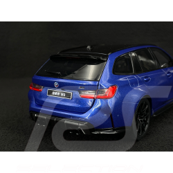 BMW M3 Touring G81 2023 Bleu Portimao Métallique 1/18 TrueScale Models TSM181029