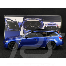 BMW M3 Touring G81 2023 Bleu Portimao Métallique 1/18 TrueScale Models TSM181029
