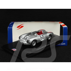 Porsche 550 Spyder n° 66 14th 12h Sebring 1956 1/43 Spark US464