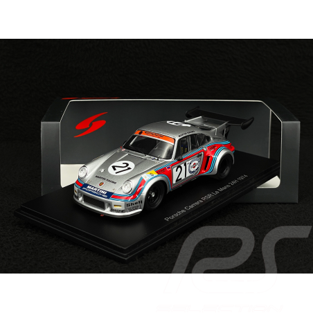 Porsche 911 Carrera Turbo RSR n° 21 24h Le Mans 1974 Martini Racing 1/43 Spark S9791