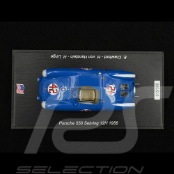 Porsche 550 Spyder n° 42 12h Sebring 1956 1/43 Spark US462