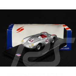 Porsche 550 Spyder n° 43 7ème 12h Sebring 1956 1/43 Spark US463