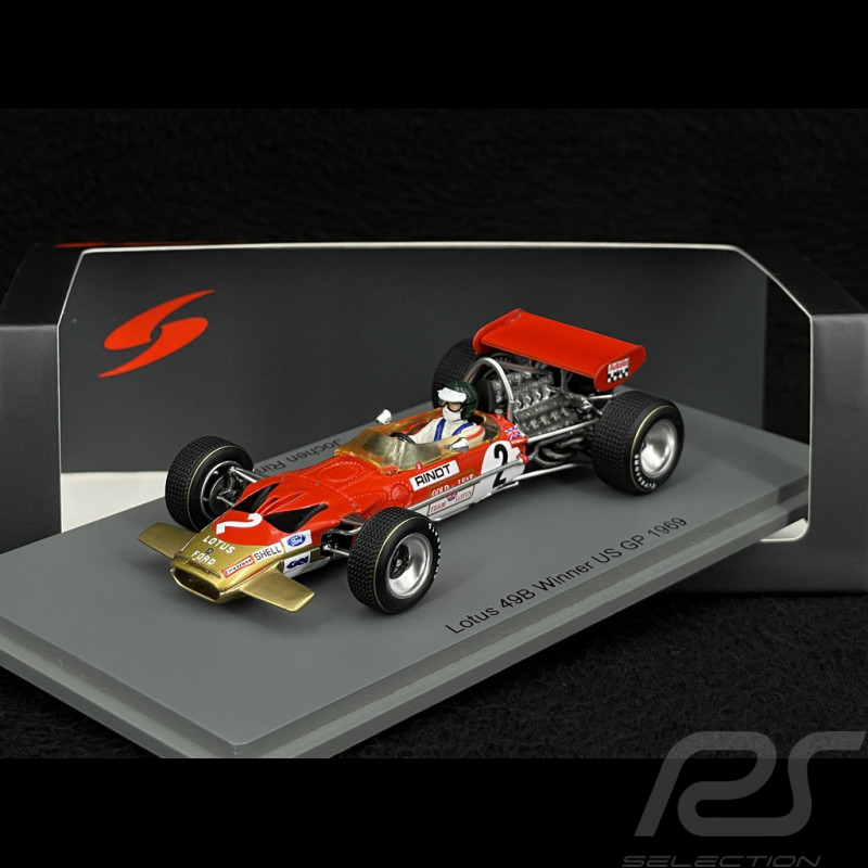 Jochen Rindt Lotus 49B n° 2 Sieger US GP 1969 1/43 Spark S6381