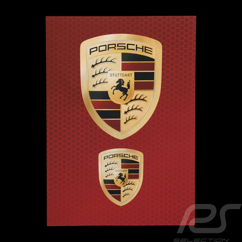 Set von 2 Porsche Emblem Aufkleber WAP05082026WAK