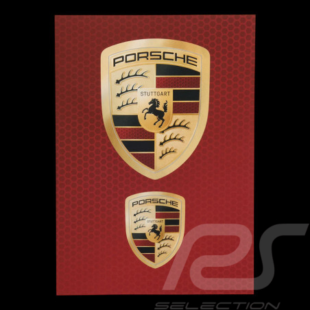 Set of 2 Porsche Badge Stickers WAP05082026WAK