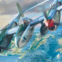 Poster 31. Juli 1944, l'Adieu Antoine de Saint-Exupéry 80 x 60 cm Originalzeichnung von Benjamin Freudenthal
