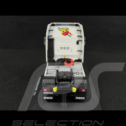 Iveco Stralis Hi-Way 2016 Transport Truck Abarth White / Red 1/43 Hachette G1470001