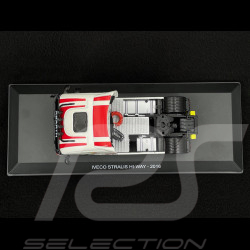 Iveco Stralis Hi-Way 2016 Transport Truck Abarth White / Red 1/43 Hachette G1470001