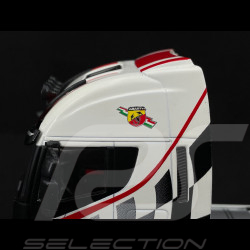 Iveco Stralis Hi-Way 2016 Transport Truck Abarth White / Red 1/43 Hachette G1470001