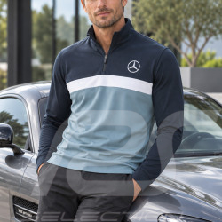 Mercedes-Benz Jumper Low Cost Half zip Puma Colorblock Blue / White B66450638 - men