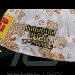 RARE : Casquette Pirelli F1 Vainqueur GP Singapour Blanc / Or - mixte