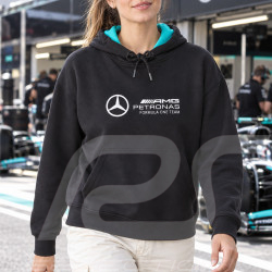 Sweat Mercedes Pas Cher AMG Petronas F1 Team Hamilton / Russell / Antonelli Noir 701227046-001 - femme