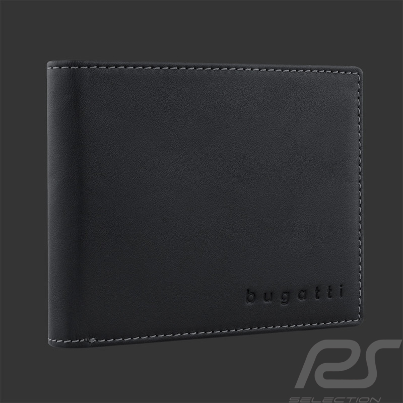 Bugatti Wallet in Leather Men’s Card Holder Black 49-2021-01