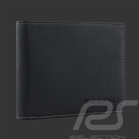 Bugatti Wallet in Leather Men’s Card Holder Black 49-2021-01