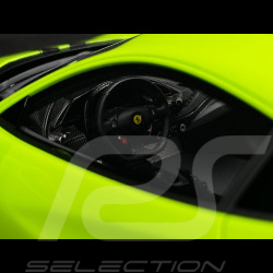 Ferrari 488 Pista 2018 Verde Germoglio / Black Stripes / Carbon Rims 1/18 BBR Models P18145O