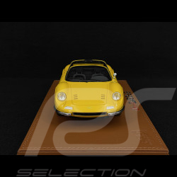 Ferrari Dino 246 GTS 1972 Giallo Modena / Schwarzer Innenraum 1/18 BBR Models P18152D