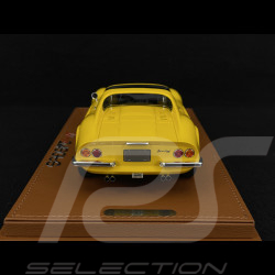 Ferrari Dino 246 GTS 1972 Giallo Modena / Schwarzer Innenraum 1/18 BBR Models P18152D