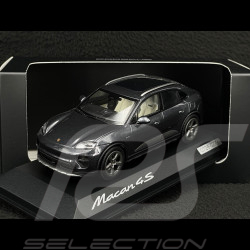 Porsche Macan Turbo H2 2024 Gris Volcano Métallisé 1/43 Minichamps WAP02007226M4S
