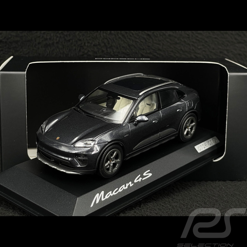 Porsche Macan Turbo H2 2024 Gris Volcano Métallisé 1/43 Minichamps WAP02007226M4S