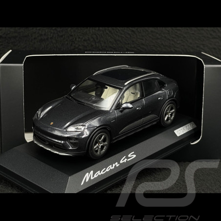 Porsche Macan Turbo H2 2024 Gris Volcano Métallisé 1/43 Solido WAP02007226M4S