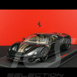 Ferrari 488 Pista 2018 Verde British / Goldene Streifen / Carbon Felgen 1/18 BBR Models P18145N