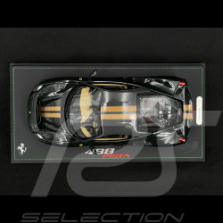Ferrari 488 Pista 2018 Verde British / Bandes Dorées / Jantes Carbone 1/18 BBR Models P18145N