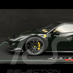 Ferrari 488 Pista 2018 Verde British / Goldene Streifen / Carbon Felgen 1/18 BBR Models P18145N