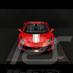 Ferrari 488 Pista Spider 2018 Rosso Corsa / Bande Tricolore Italienne 1/18 BBR Models P18162C4