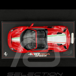 Ferrari 488 Pista Spider 2018 Rosso Corsa / Bande Tricolore Italienne 1/18 BBR Models P18162C4