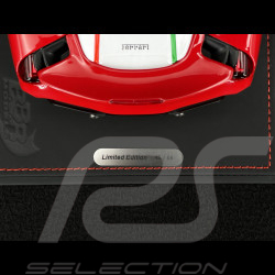 Ferrari 488 Pista Spider 2018 Rosso Corsa / Bande Tricolore Italienne 1/18 BBR Models P18162C4