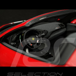 Ferrari 488 Pista Spider 2018 Rosso Corsa / Italian Tricolor Stripe 1/18 BBR Models P18162C4