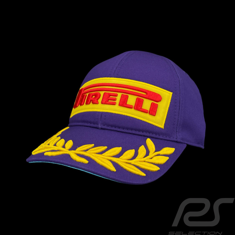 RARE : Casquette Pirelli F1 vainqueur Brodé Premium Violette PIRPC0129 - mixte