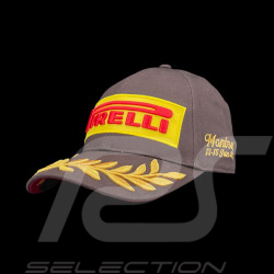 SELTEN : Pirelli Cap F1 Sieger Canada Grand Prix 25 F1 Bestickte Premium Braun PIRPC0071 - unisex