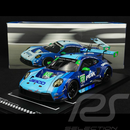 Porsche 911 GT3 R Type 992 n° 120 7ème GTD 24h Daytona 2024 1/18 Ixo LEGT18-120DYT24