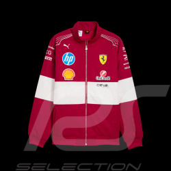 Ferrari Jacke F1 Team Leclerc / Hamilton Puma Dunkelrot / Weiß 701232815-001 - unisex