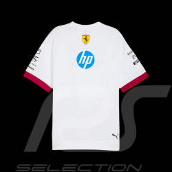T-shirt Ferrari F1 Team Leclerc / Hamilton Puma Blanc 701232810-002 - mixte