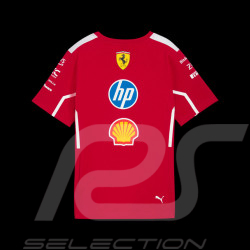 T-shirt Ferrari Pas Cher F1 Team Leclerc / Hamilton Puma Rouge Foncé 701232809-001 - mixte