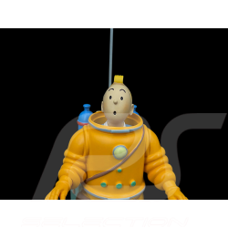 Tintin Figurine Cosmonaute - On a marché sur la Lune Résine 12 cm 42186