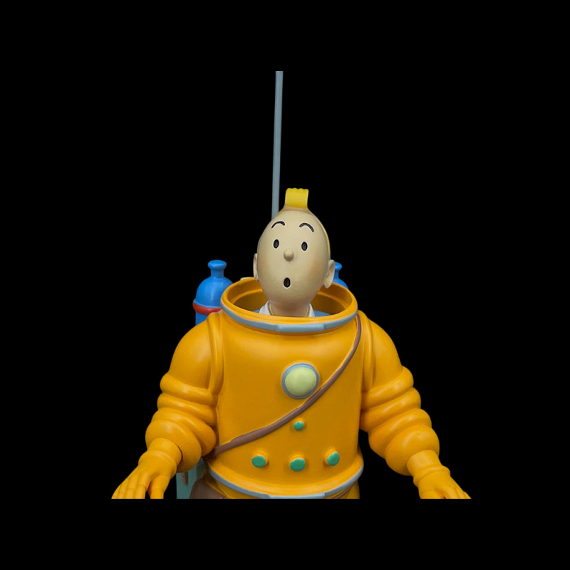 Tintin Figurine Cosmonaute - On a marché sur la Lune Résine 12 cm