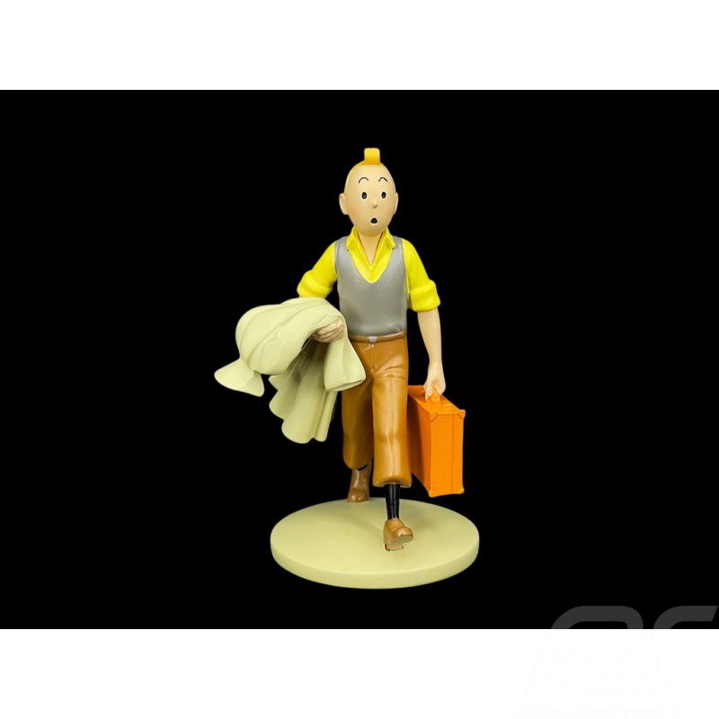 Figurine Tintin en Route Résine 12 cm 42217