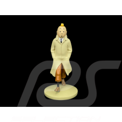 Figurine Tintin Trench coat - Le Crabe aux Pinces d'Or Résine 12 cm 42190