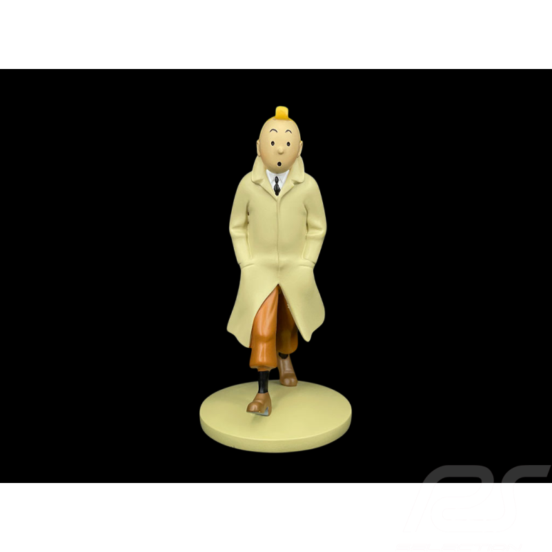 Figurine Tintin Trench coat - Le Crabe aux Pinces d'Or Résine 12 cm 42190
